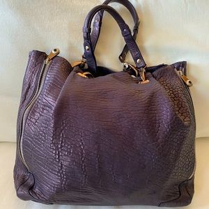 Rare Metallic Purple Henri Bendel - LIKE NEW